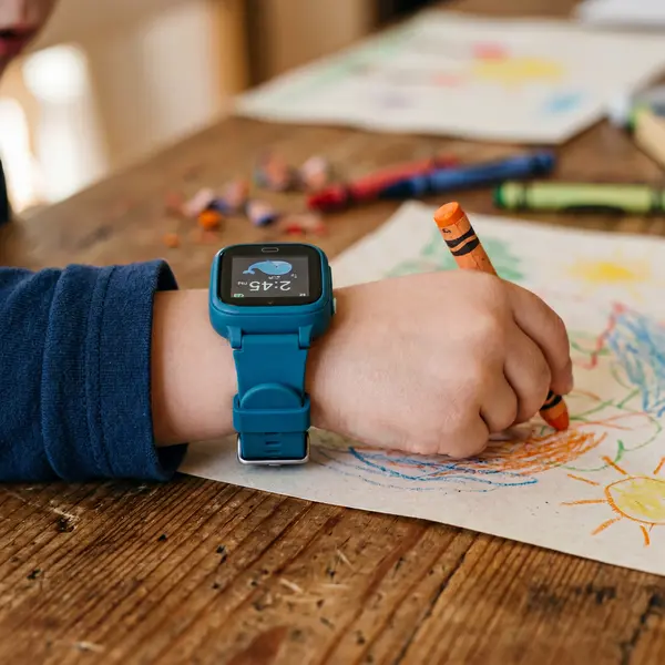 KidoTrack on child's wrist