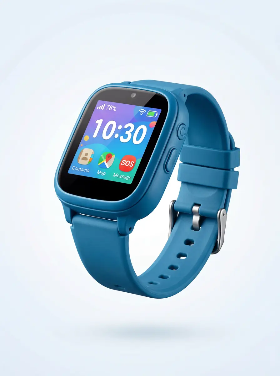 KidoTrack GPS Smartwatch for Kids — Ocean Blue
